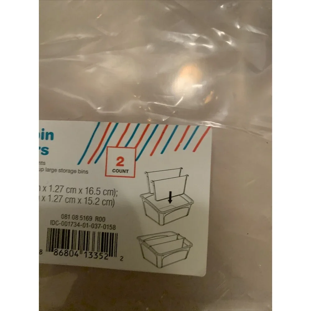 Up & Up for Target Book Bin Dividers Plastic 2 Count